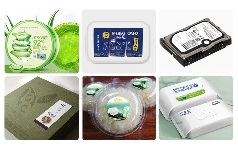 Commercial Printing Machine Price - เครื่องติดฉลากอัตโนมัติสำหรับบรรจุภัณฑ์อาหาร แบบติดฉลากบนพื้นผิวเรียบ สำหรับพิมพ์ราคา วันที่ รหัส QR