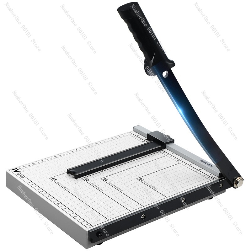 Commercial Printing Shop - เครื่องตัดกระดาษฐานโลหะ A4, แบบกильโยติน, ใช้ในสำนักงานและเชิงพาณิชย์, อุปกรณ์ตัดที่ทนทาน, สำหรับสตูดิโอถ่ายภาพหรือร้านพิมพ์