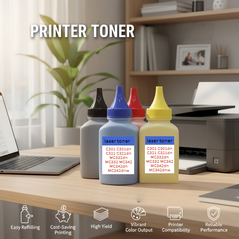 Laser Toner Powder - 50g ผงหมึกสำหรับ OKI C301 C301dn C321