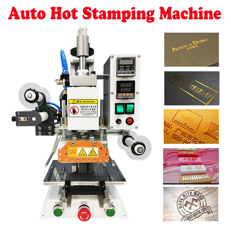 Foil Transfer Machine - อัตโนมัติขนาดเล็ก WL-CT01/02 DTF เครื่องพิมพ์นิวเมติกเครื่อง Hot Stamping