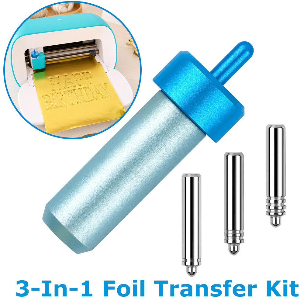 Foil Transfer Machine - ชุดอุปกรณ์ถ่ายโอนฟอยล์ 3 in 1 พร้อมหัวปากกาแบบละเอียด ปานกลาง