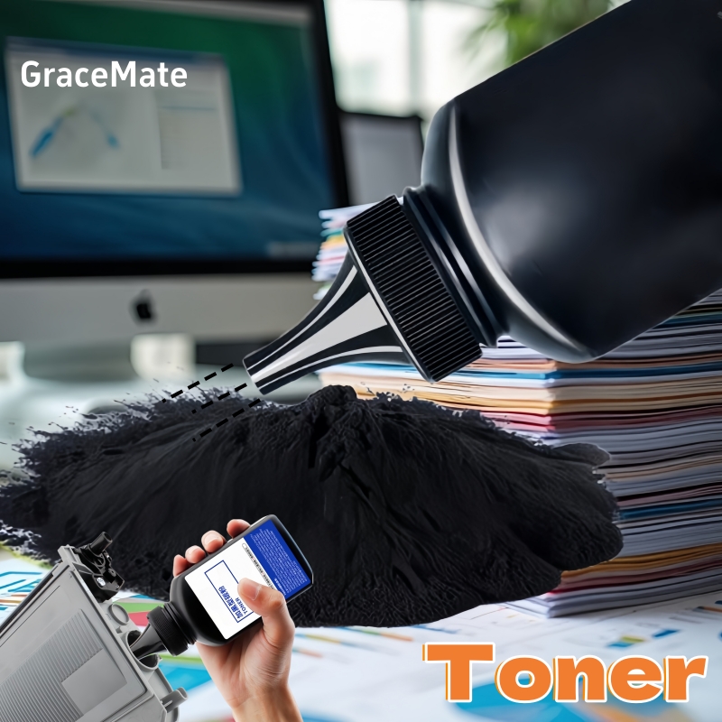 Laser Toner Powder - ตลับหมึกสีดําเติมผงหมึกสําหรับ MS331dn MS431dn MS439dn MX331adn MX431adn