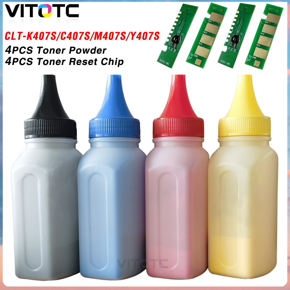 Laser Toner Powder - ชุดชิปผงหมึก CLT-K407S สำหรับเครื่องพิมพ์ซัมซุง CLP-320 325 325w
