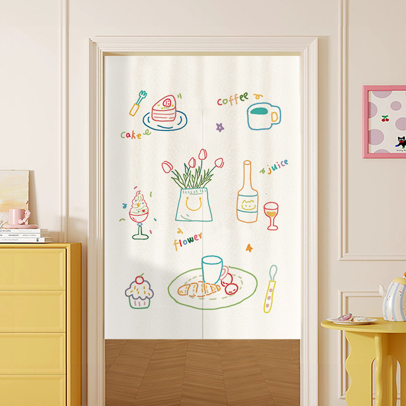 ม่านประตูโนเร็นลายวาดมือสีสันส - Commercial Window Printing บทวิจารณ์และราคา