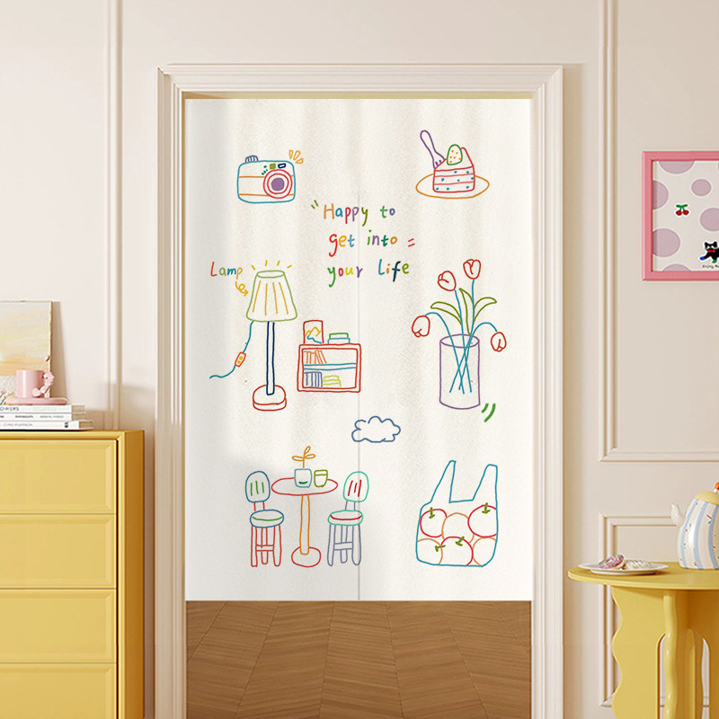 ม่านประตูโนเร็นลายวาดมือสีสันส - Commercial Window Printing บทวิจารณ์และราคา