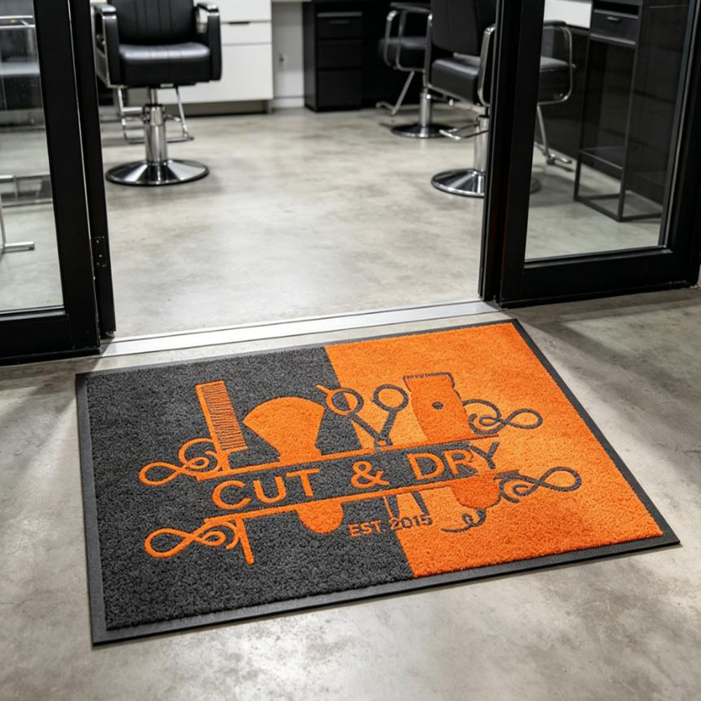 พรมปูพื้นร้านตัดผม พิมพ์โลโก้ต - Commercial Printing Shop บทวิจารณ์และราคา