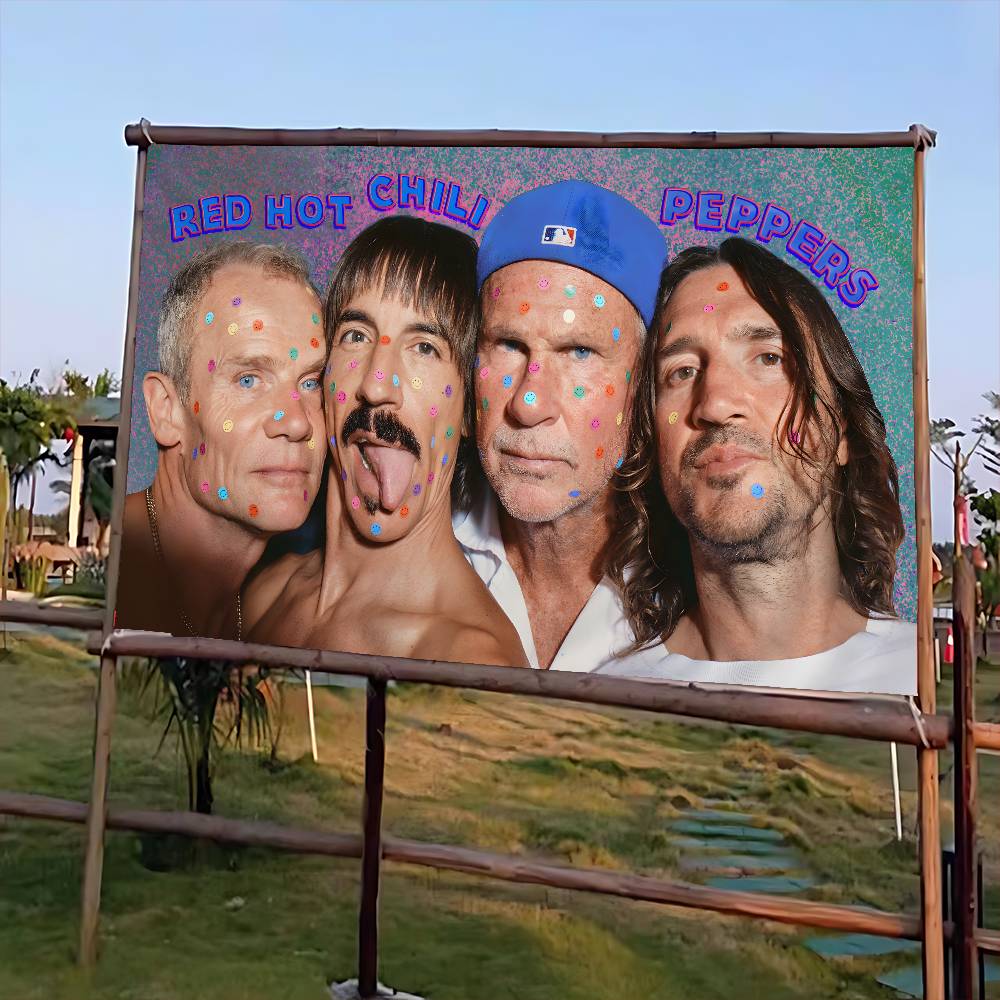R-Red Hot C-Chili Peppers ป้าย - Commercial Printing Inc บทวิจารณ์และราคา