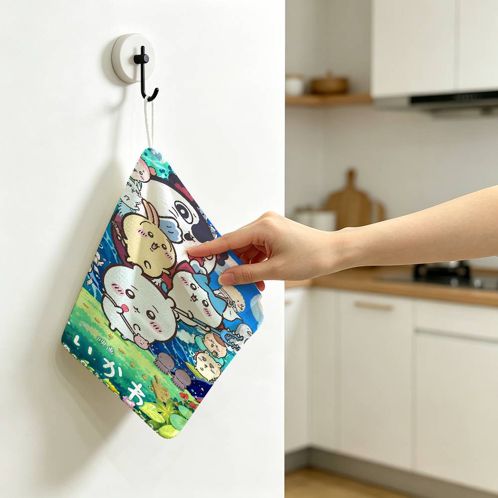 ผ้าเช็ดมือลายตัวการ์ตูนน่ารักย - Commercial Printing Inc บทวิจารณ์และราคา
