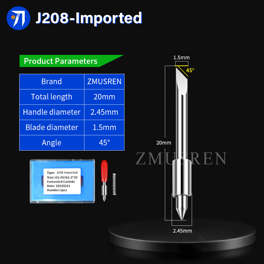 10 กล่อง / 50 ชิ้น ใบมีด Jingw - Cutting Plotter Blade บทวิจารณ์และราคา