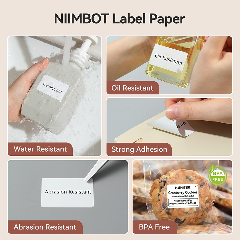 Niimbot 1/3/10 ม้วนสีขาวป้ายคว - Commercial Printing Inc บทวิจารณ์และราคา