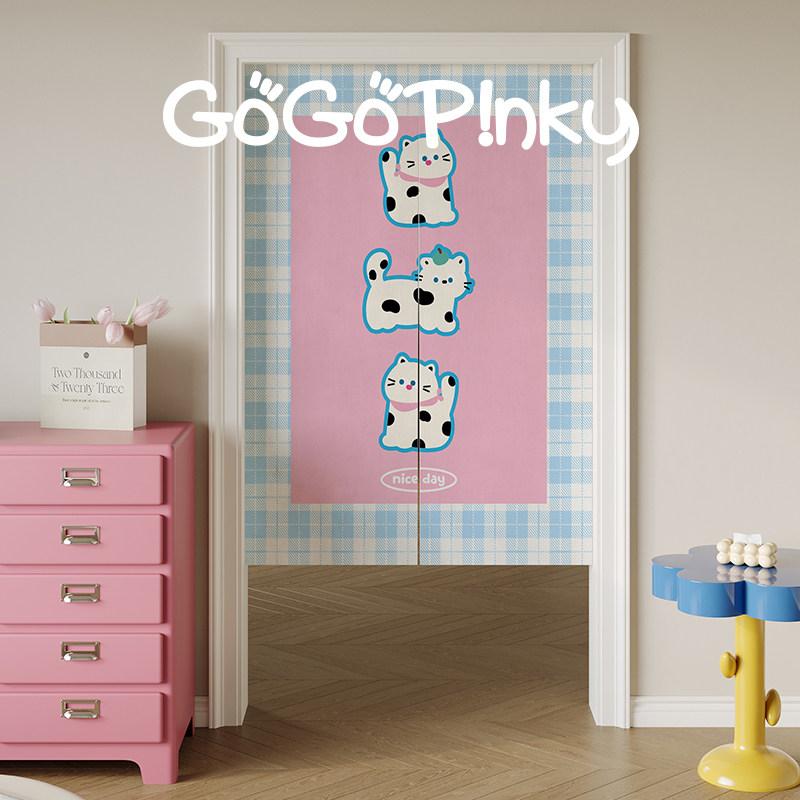 ม่านประตู VIKAMA สีชมพู-ฟ้า ลา - Commercial Window Printing บทวิจารณ์และราคา