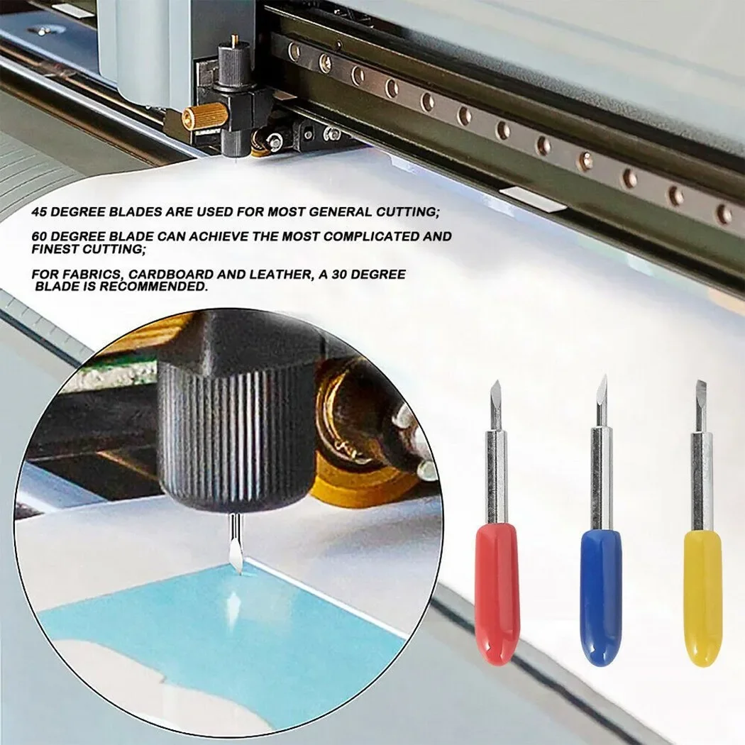 50ชิ้น30/45/60องศาโรแลนด์ cric - Cutting Plotter Blade บทวิจารณ์และราคา