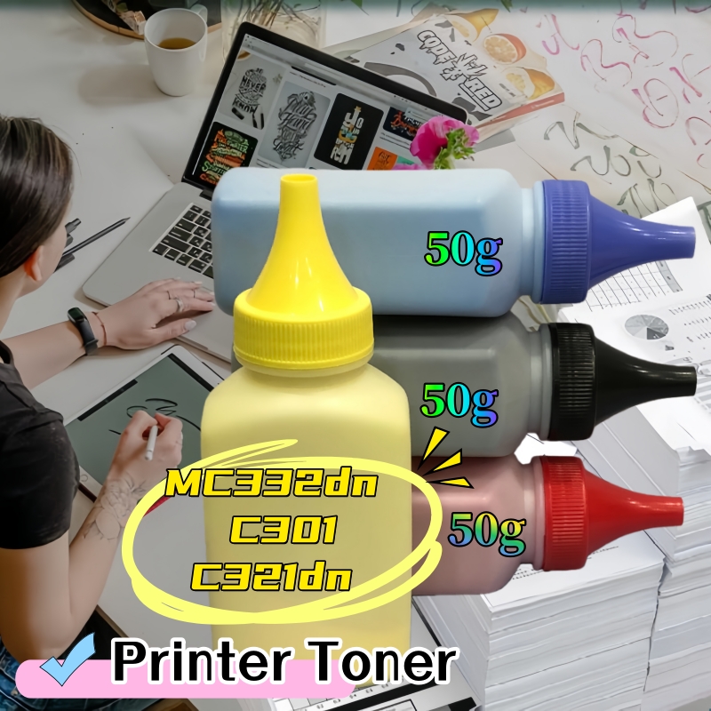 50g ผงหมึกสำหรับ OKI C301 C301 - Laser Toner Powder บทวิจารณ์และราคา