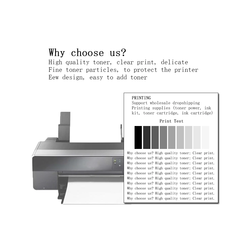 ตลับหมึกสีดําเติมผงหมึกสําหรับ - Laser Toner Powder บทวิจารณ์และราคา